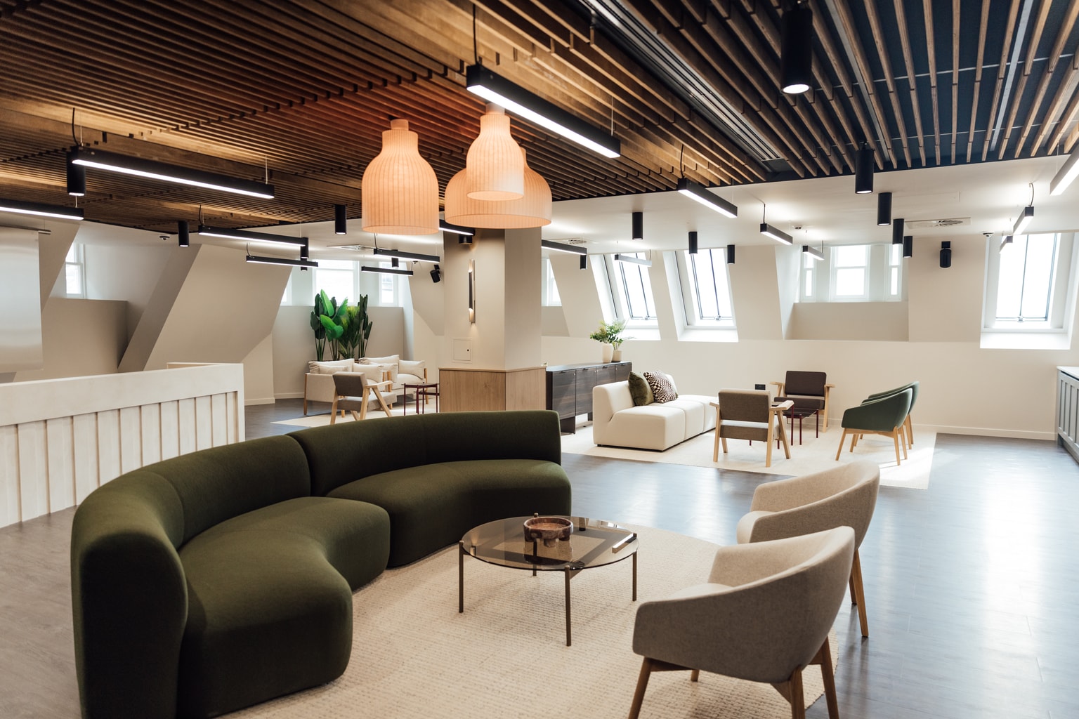 Image of reception area of TE