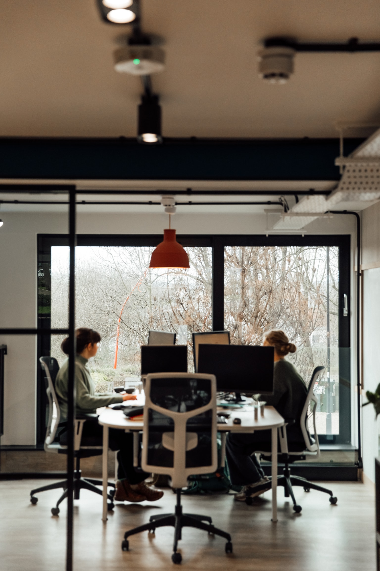 Image of office workers at desks
