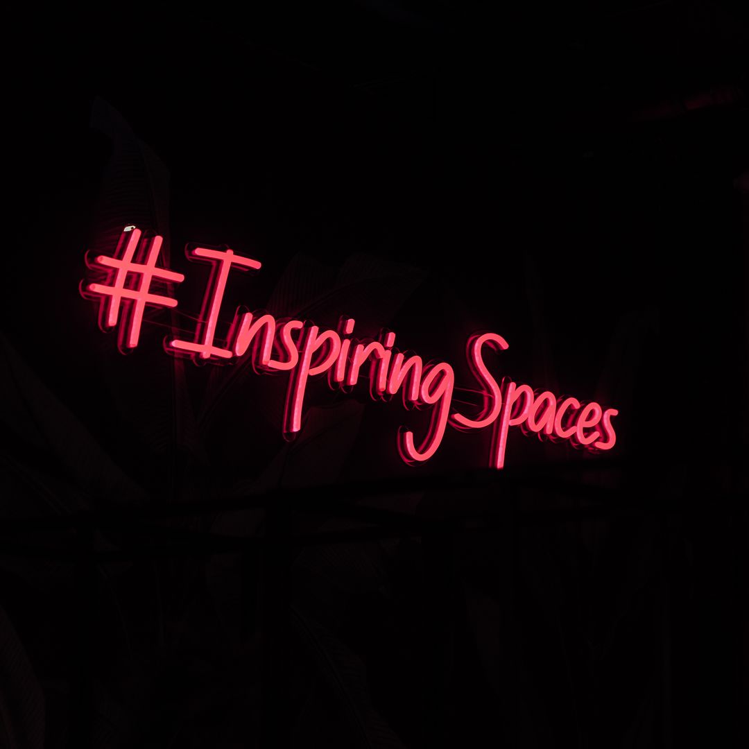 Image of Ovo Spaces Inspiring Spaces neon sign