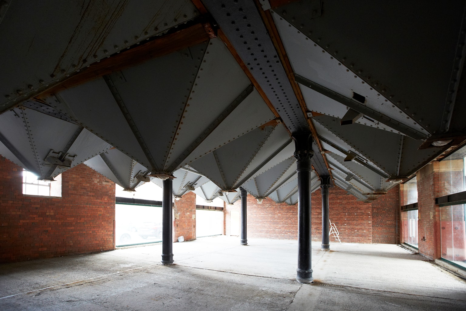 Images of transformed warehouse at Victoria quays into digital creative office space