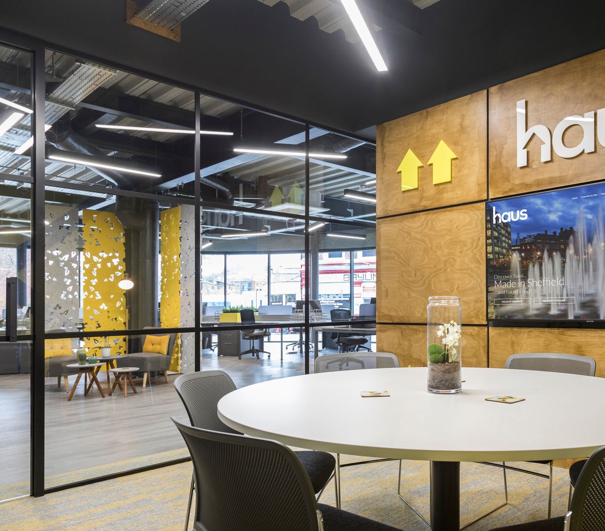 Image of haus communal dining area